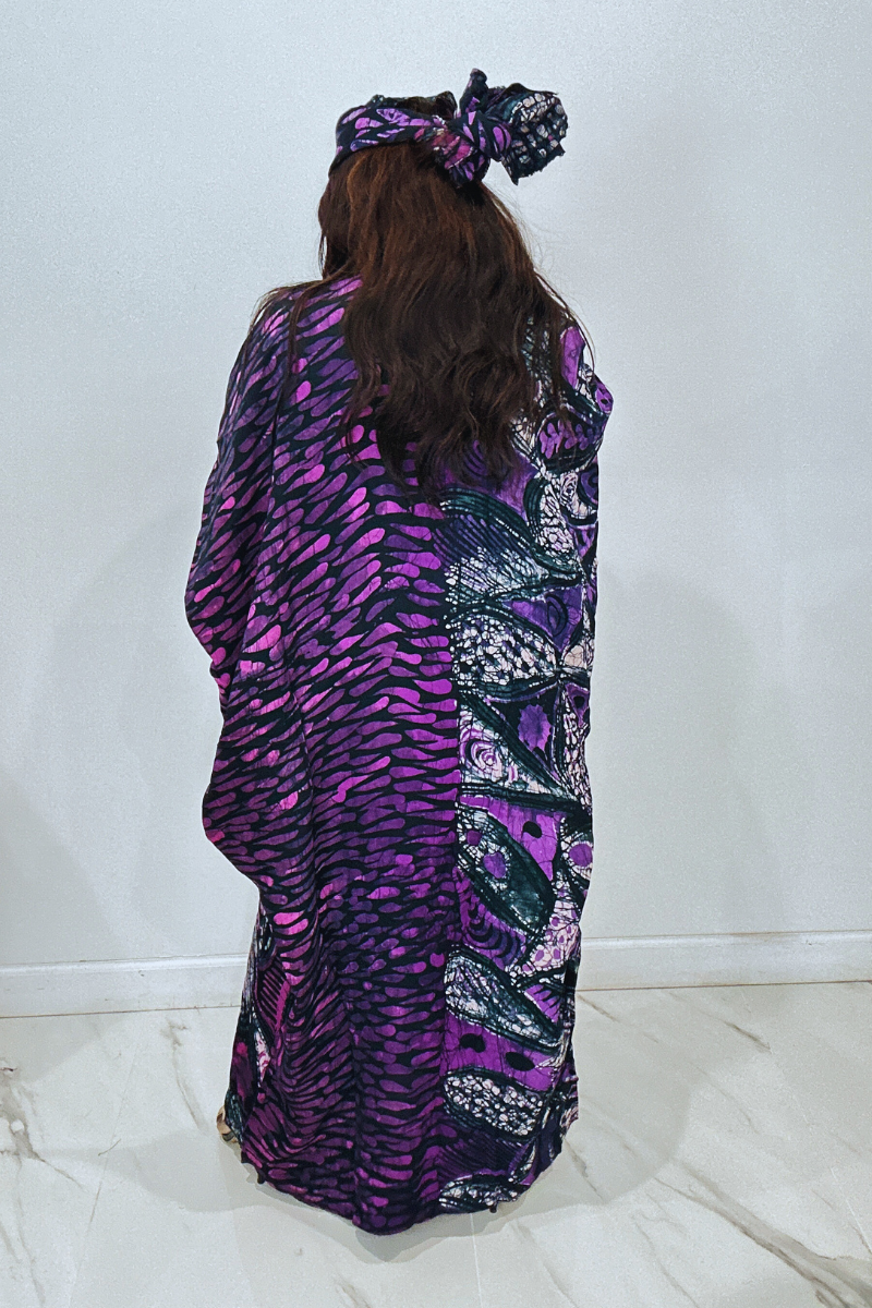 Buns Adire Dress