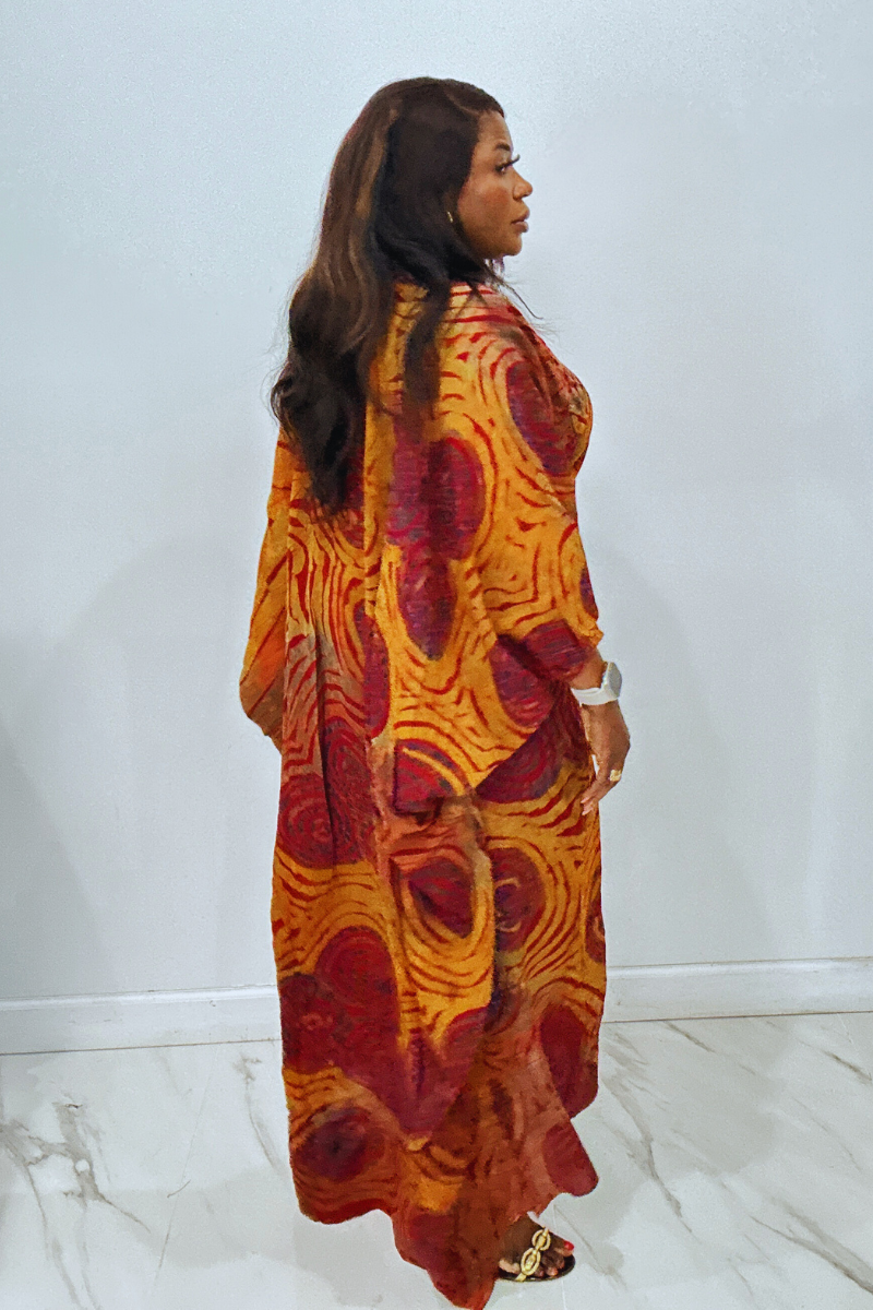 Buns Adire Dress