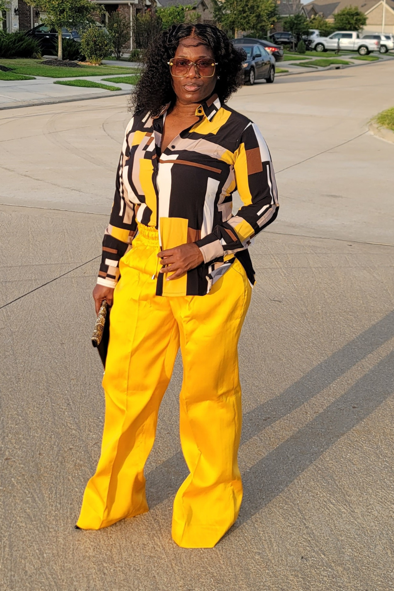 Zoe Yellow 2 Piece set