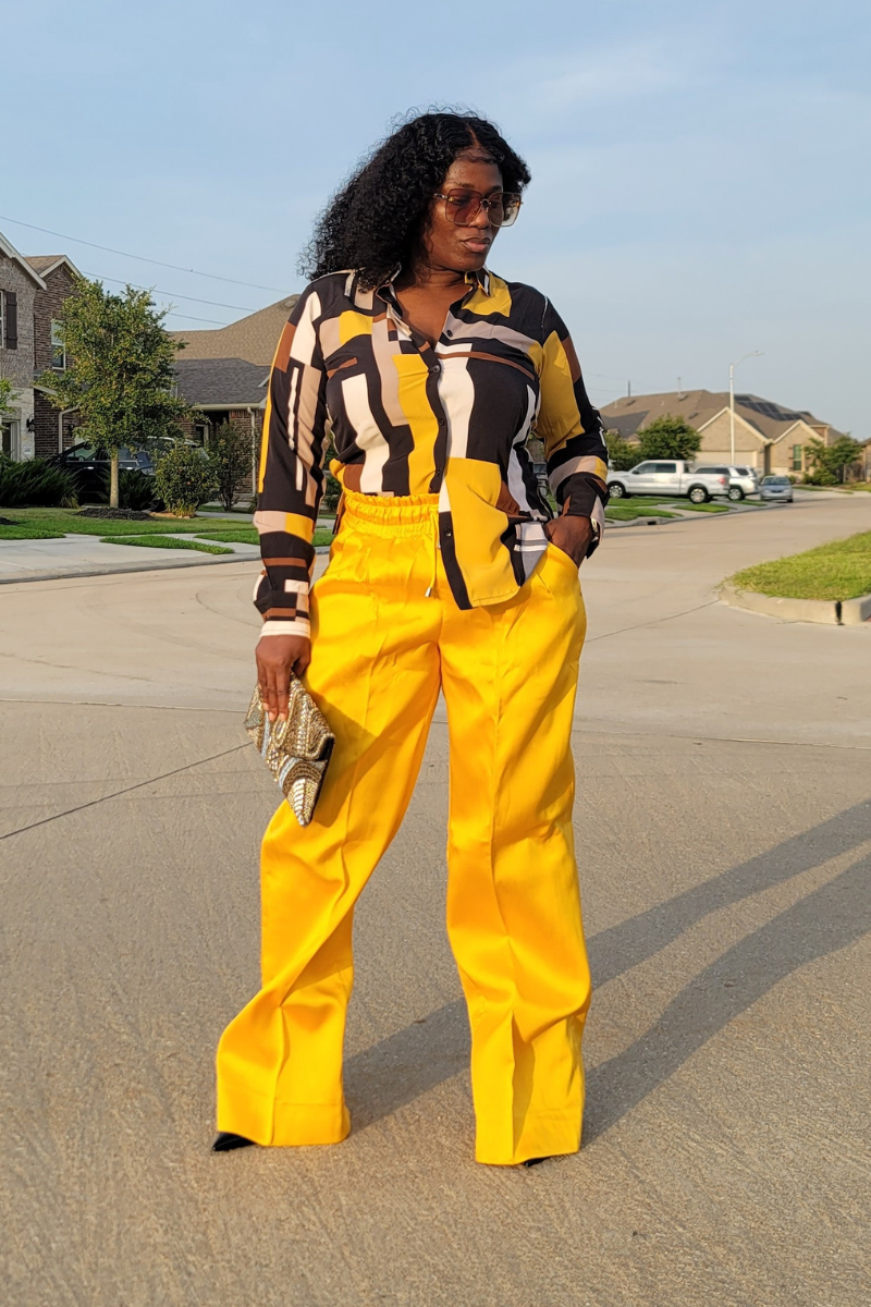 Zoe Yellow 2 Piece set